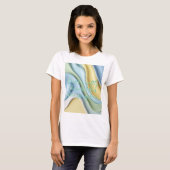 Classic t-shirt in stylish abstract graphic tシャツ (正面フル)