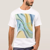 Classic t-shirt in stylish abstract graphic tシャツ (正面)
