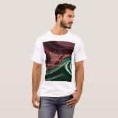 Classic t-shirt in stylish abstract graphic tシャツ (正面フル)
