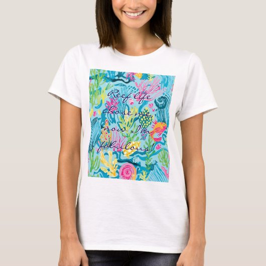 Classic t-shirt in stylish graphic tシャツ (正面)