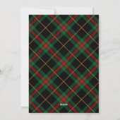 Classic Tartan Christmas Card | Photo Collage シーズンカード (裏面)