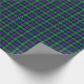 Classic tartan in blue ラッピングペーパー (角)