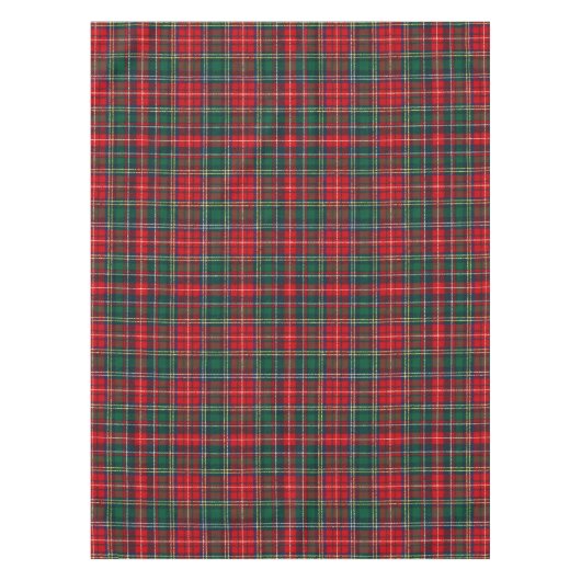 Classic Tartan Plaid Christmas テーブルクロス (正面)