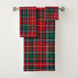 Classic Tartan Plaid Christmas バスタオルセット