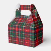 Classic Tartan Plaid Holiday Cookie フェイバーボックス (裏面サイド)