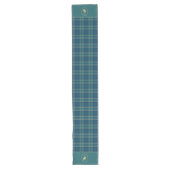 Classic Tartan Plaid Polo Equestrian Monogrammed ロングテーブルランナー (正面)