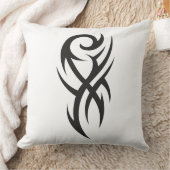 Classic Tattoo Inspired Line Art Design クッション (ブランケット)