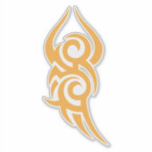 Classic Tattoo Inspired Line Art Design シール (正面)