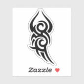 Classic Tattoo Inspired Line Art Design シール (シート)