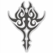 Classic Tattoo Inspired Line Art Design シール (正面)