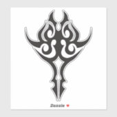 Classic Tattoo Inspired Line Art Design シール (シート)