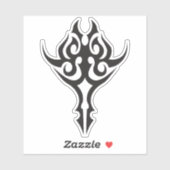 Classic Tattoo Inspired Line Art Design シール (シート)