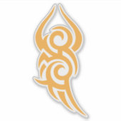 Classic Tattoo Inspired Line Art Design シール (正面)