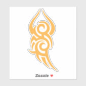 Classic Tattoo Inspired Line Art Design シール (シート)