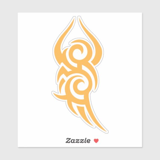 Classic Tattoo Inspired Line Art Design シール (シート)