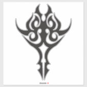 Classic Tattoo Inspired Line Art Design シール (シート)