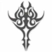 Classic Tattoo Inspired Line Art Design シール (正面)