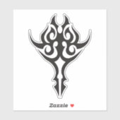 Classic Tattoo Inspired Line Art Design シール (シート)