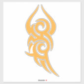 Classic Tattoo Inspired Line Art Design シール (シート)