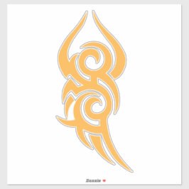 Classic Tattoo Inspired Line Art Design シール