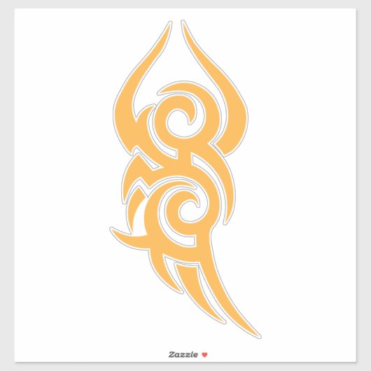 Classic Tattoo Inspired Line Art Design シール (シート)