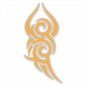 Classic Tattoo Inspired Line Art Design シール (正面)