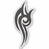 Classic Tattoo Inspired Line Art Design シール (正面)