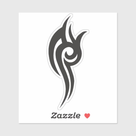 Classic Tattoo Inspired Line Art Design シール (シート)