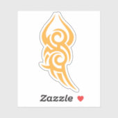 Classic Tattoo Inspired Line Art Design シール (シート)