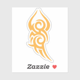 Classic Tattoo Inspired Line Art Design シール