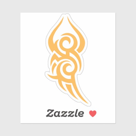 Classic Tattoo Inspired Line Art Design シール (シート)