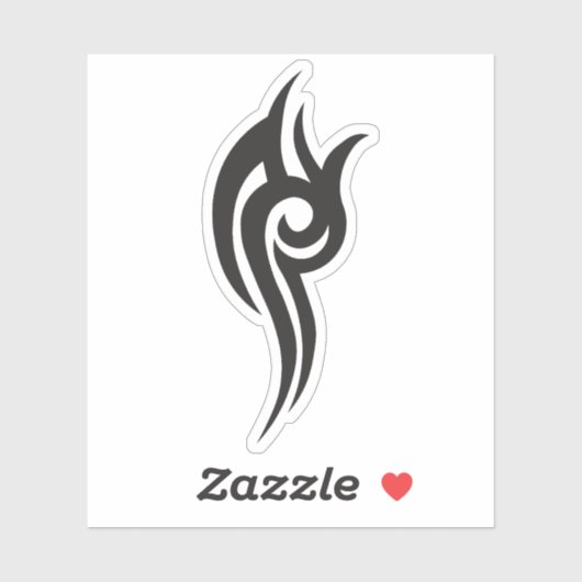 Classic Tattoo Inspired Line Art Design シール (シート)