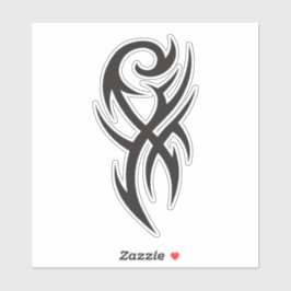 Classic Tattoo Inspired Line Art Design シール