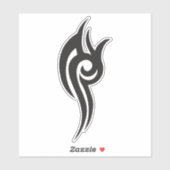 Classic Tattoo Inspired Line Art Design シール (シート)