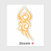 Classic Tattoo Inspired Line Art Design シール (シート)