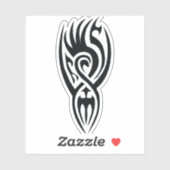 Classic Tattoo Inspired Line Art Design シール (シート)