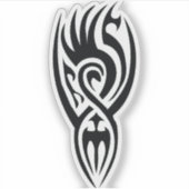 Classic Tattoo Inspired Line Art Design シール (正面)