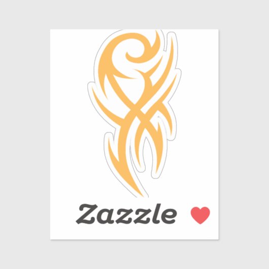 Classic Tattoo Inspired Line Art Design シール (シート)