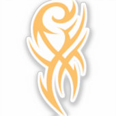 Classic Tattoo Inspired Line Art Design シール (正面)