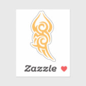 Classic Tattoo Inspired Line Art Design シール (シート)