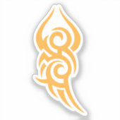 Classic Tattoo Inspired Line Art Design シール (正面)