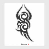 Classic Tattoo Inspired Line Art Design シール (シート)