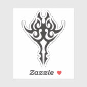 Classic Tattoo Inspired Line Art Design シール (シート)