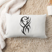 Classic Tattoo Inspired Line Art Design ランバークッション (ブランケット)