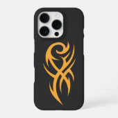 Classic Tattoo Inspired Line Art Design iPhoneケース (裏面)