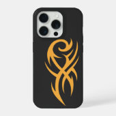 Classic Tattoo Inspired Line Art Design iPhoneケース (裏面)