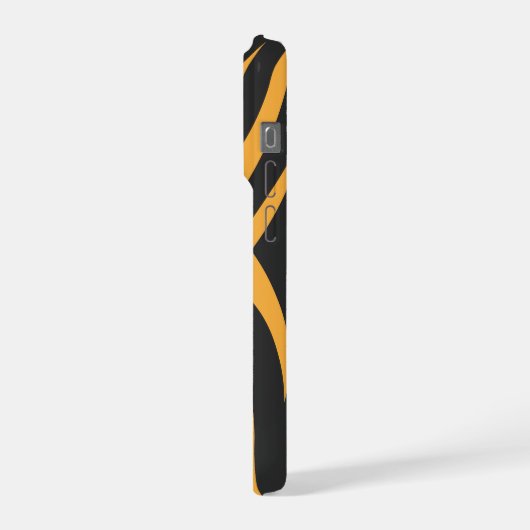 Classic Tattoo Inspired Line Art Design iPhoneケース (左側面)