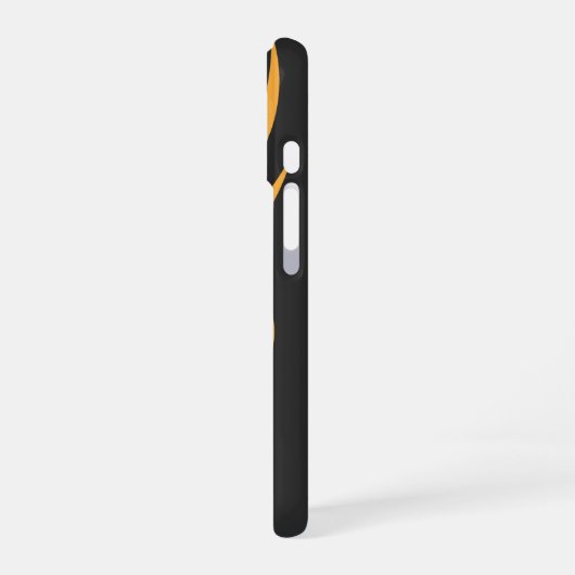 Classic Tattoo Inspired Line Art Design iPhone 16ケース (左側面)