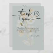 Classic Thank You Card for Dad セーブザデート (正面/裏面)