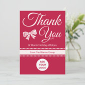 Classic Thank You Holiday Card | Business Info シーズンカード (スタンド正面)